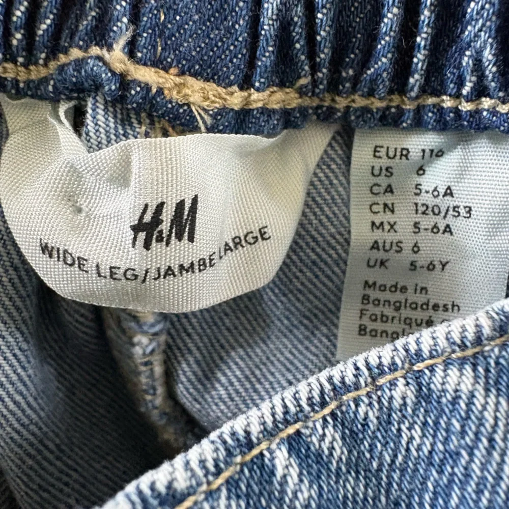 Girl’s H&M Wide Leg Pull-On Trousers